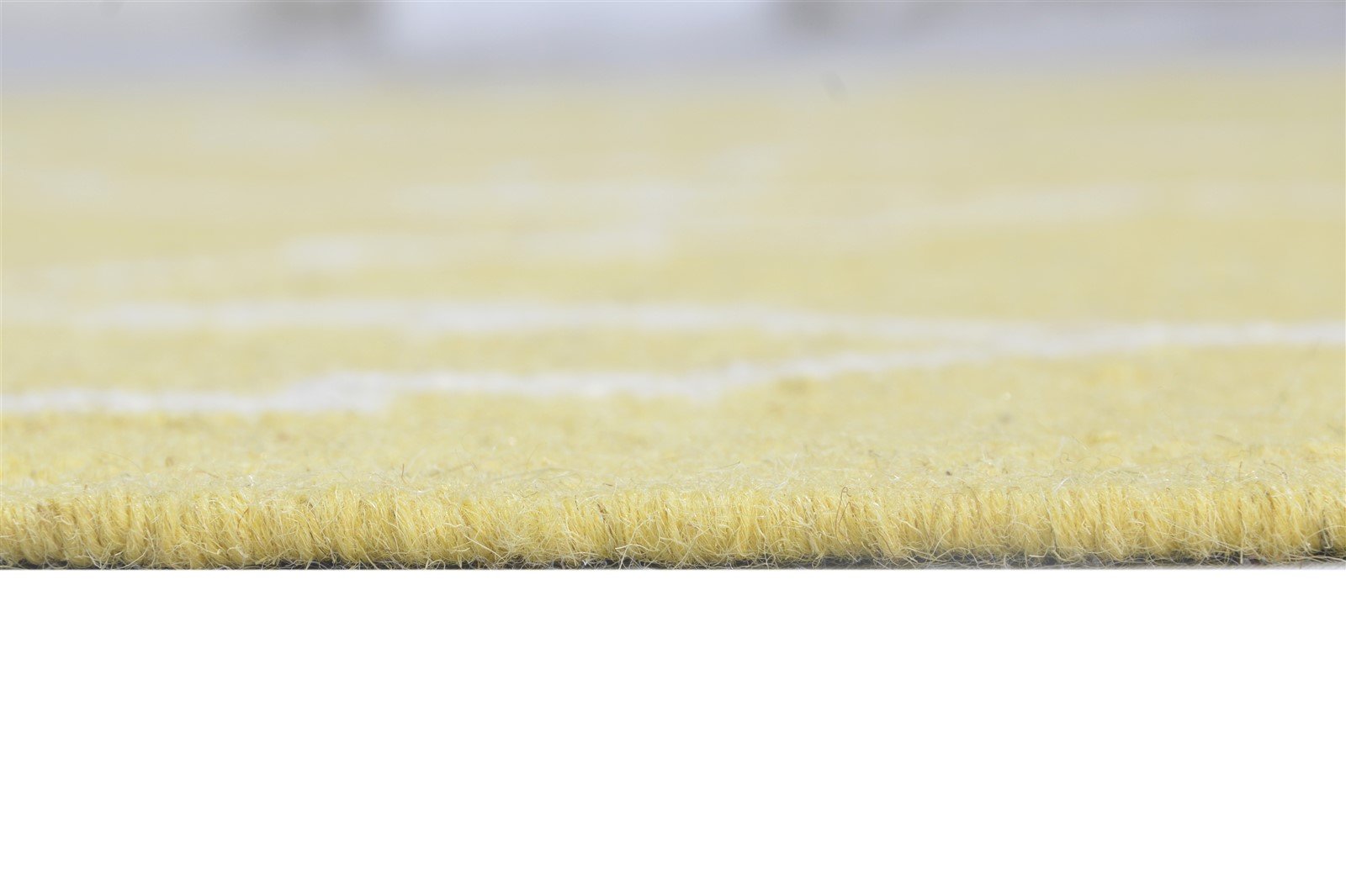 100% Wool Yellow Rug 5' X 7' Modern Dhurrie Moroccan Trellis Room Size Carpet   7864465588373