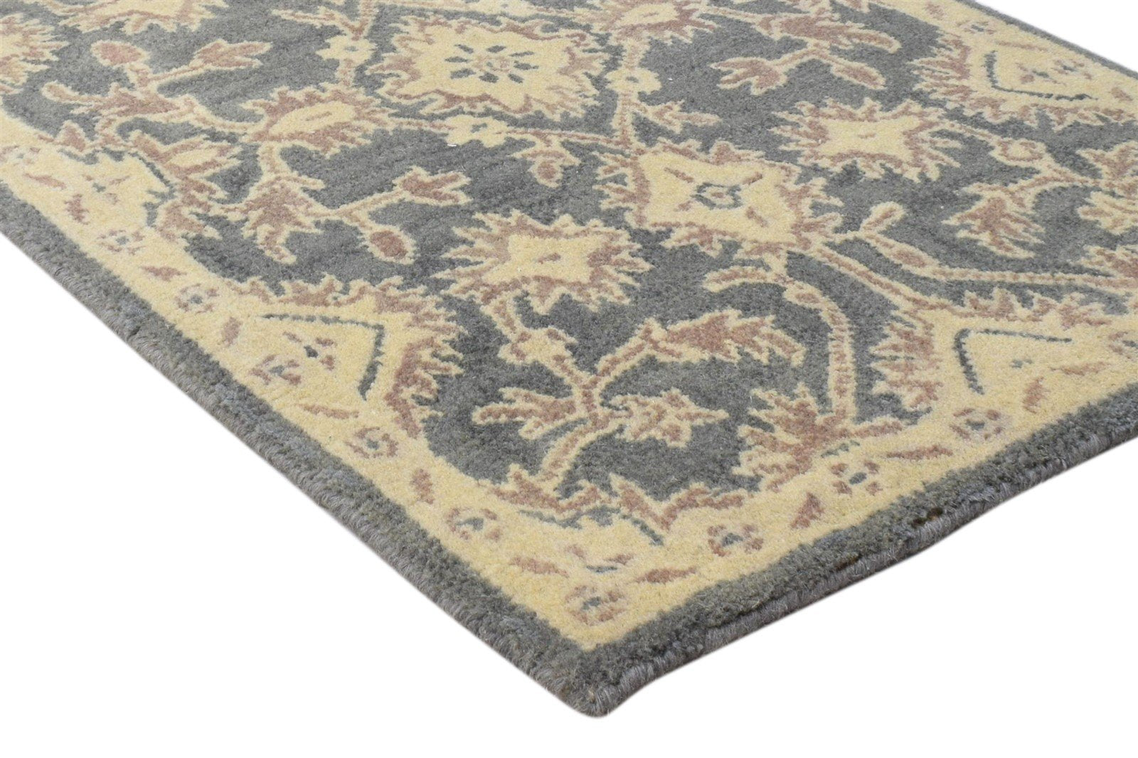 2' X 3' Rug Wool Charcoal Persien Hand Tufted Afshar Oriental Small Carpet 