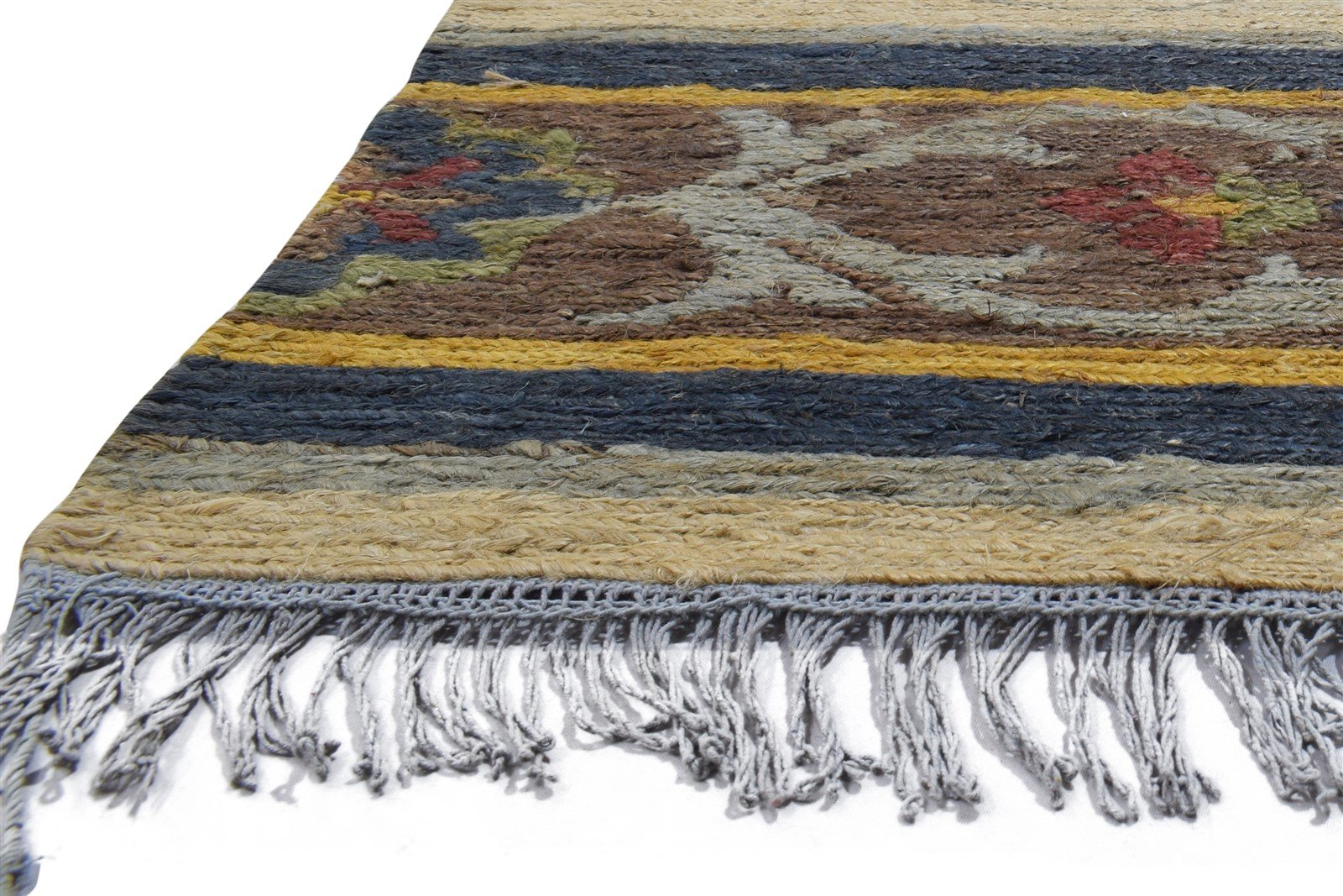 Jute Beige Rug 5' X 8' Persian Hand Knotted Oushak Oriental Room Size Carpet  Area Rug 