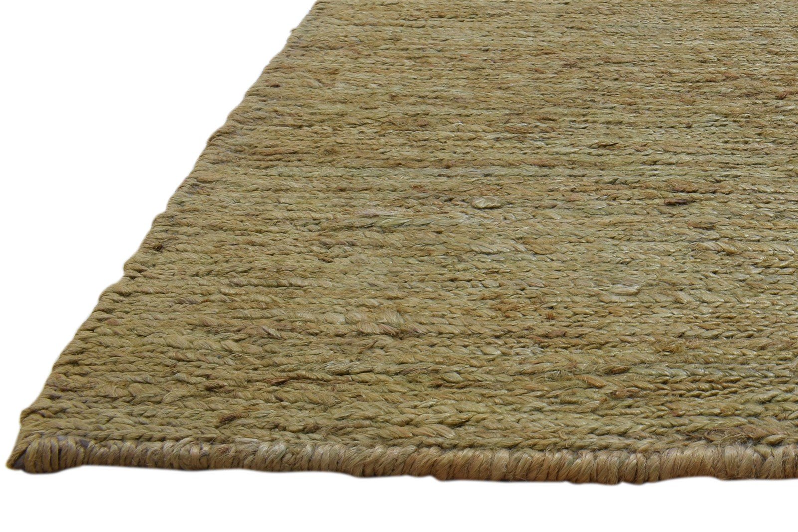 6' X 8' Rug Jute Gold Modern Hand Knotted Scandinavian Solid Room Size Carpet