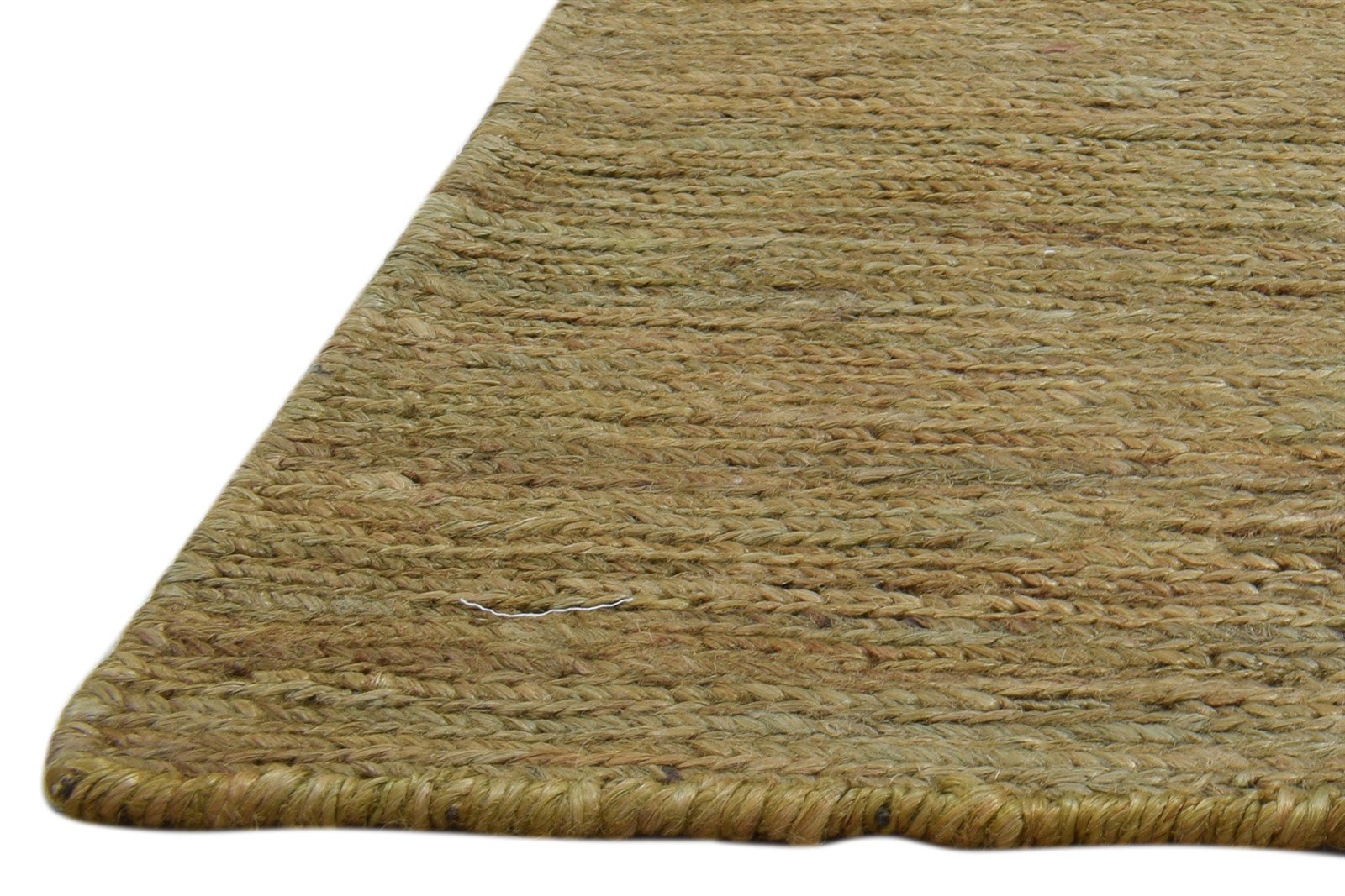 Jute Brown Rug 2' X 3' Modern Hand Knotted Scandinavian Solid Small Carpet 