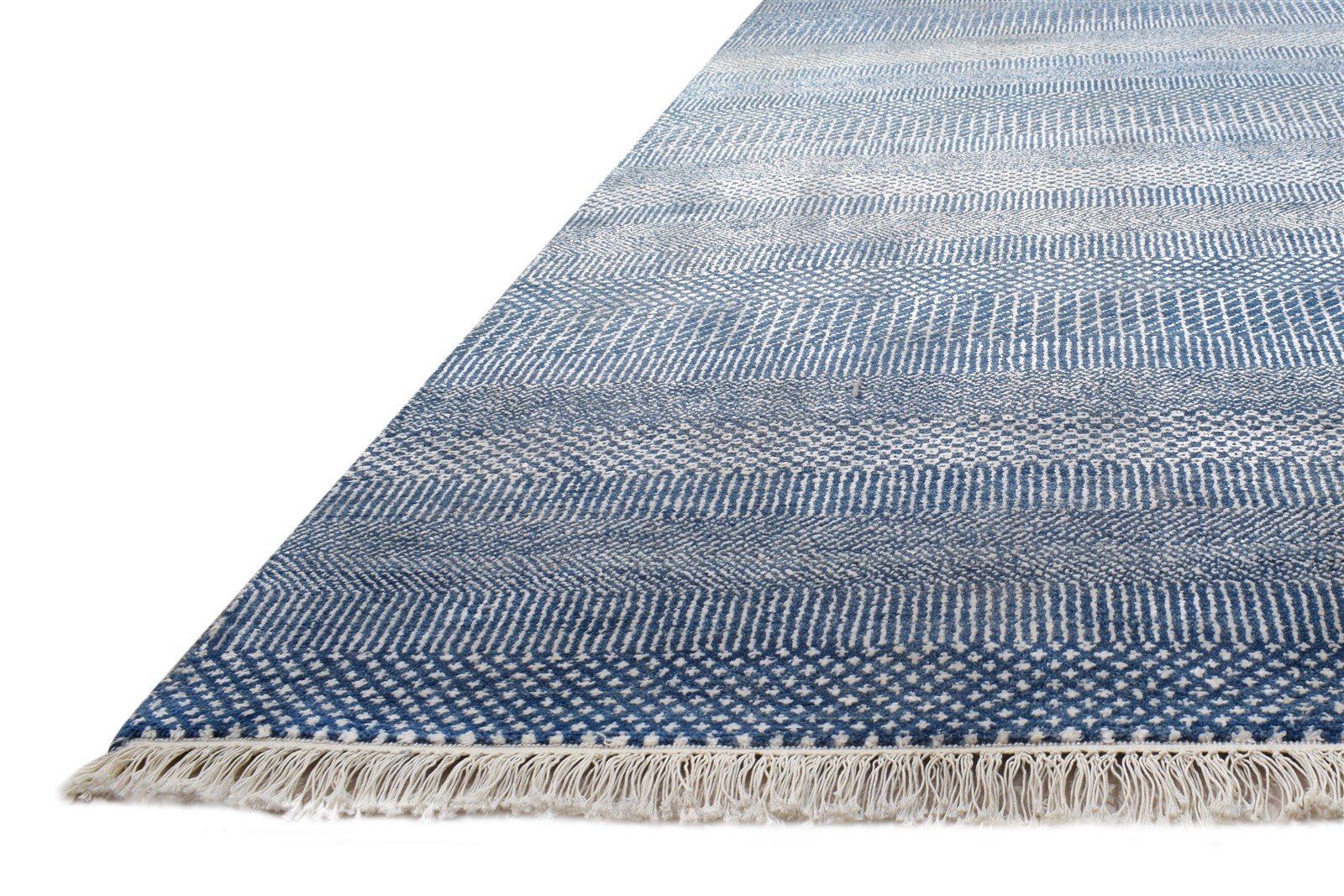 12X15 Rug Wool Blue Modern Hand Knotted Agra Grass Trellis Extra Large Carpet   7864615633045