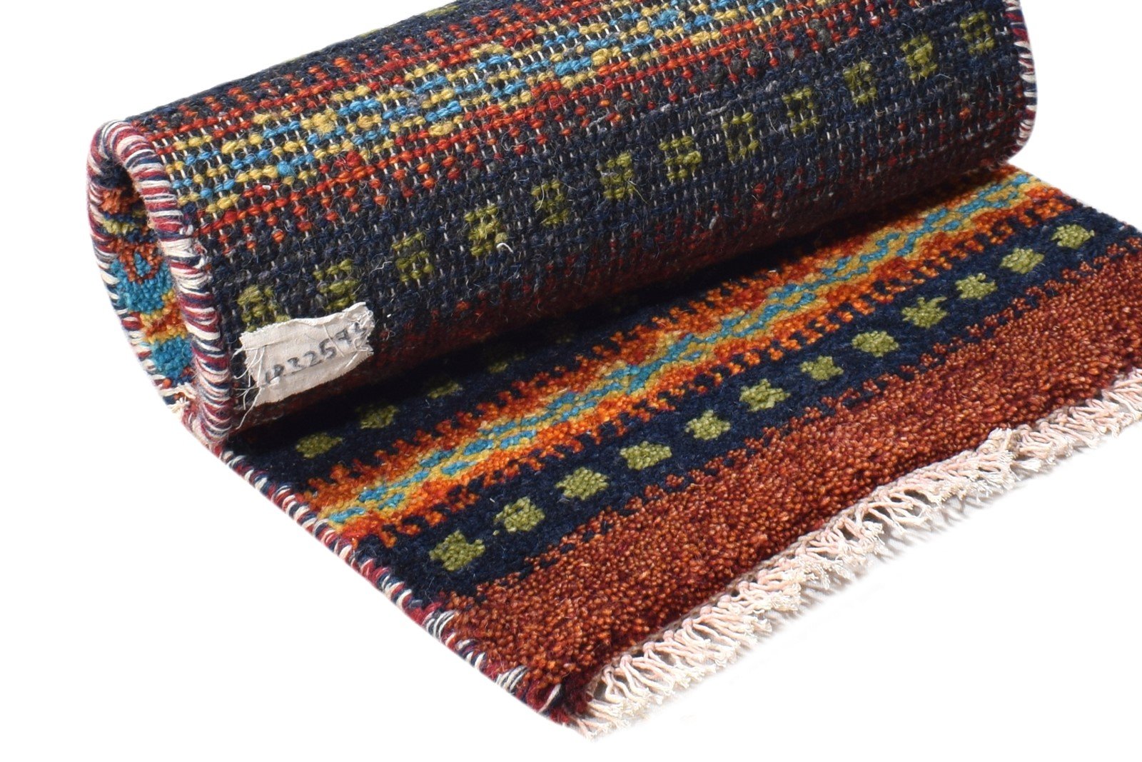 1X2 Rug Wool Multi Color Southwestern Hand Knotted American Tribal Small Carpet   7865057443989