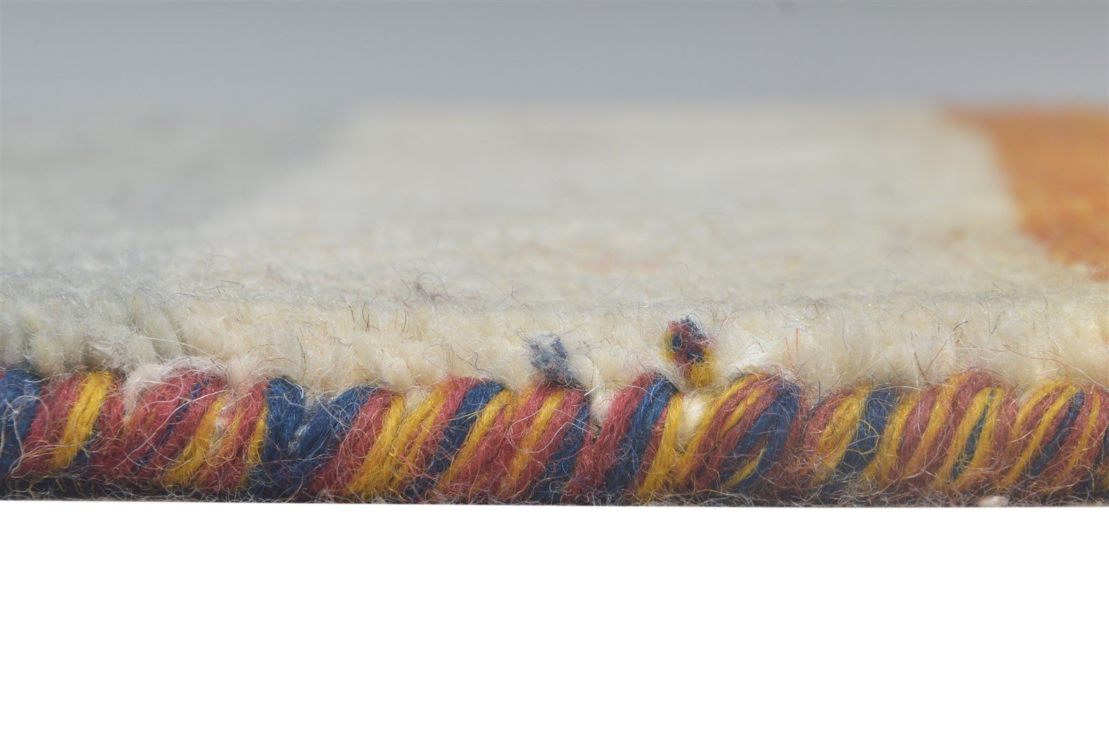 Robinia 1X2 Rug Wool Multi Color Tribal Hand Knotted Southwestern Striped   7865184485525
