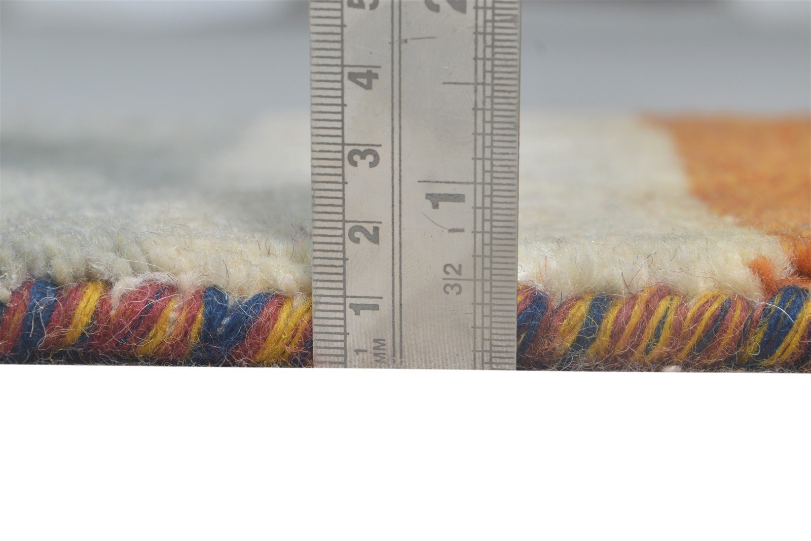 Robinia 1X2 Rug Wool Multi Color Tribal Hand Knotted Southwestern Striped   7865184485525