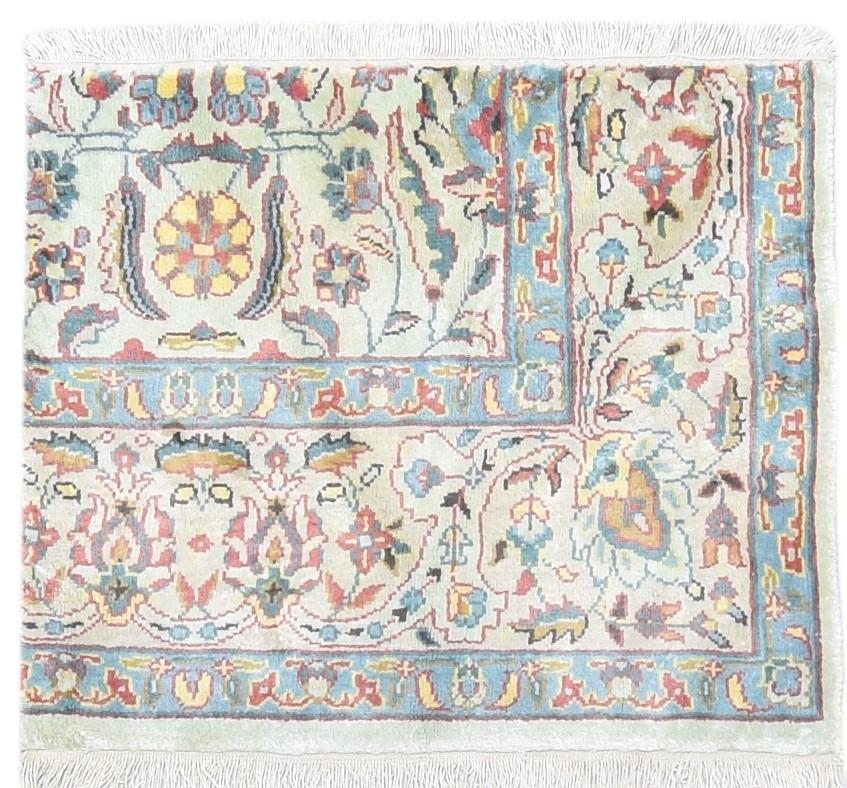 2'6 X 3' Rug Silk Grey Persian Hand Knotted Oushak Oriental Small Carpet   7864333009045