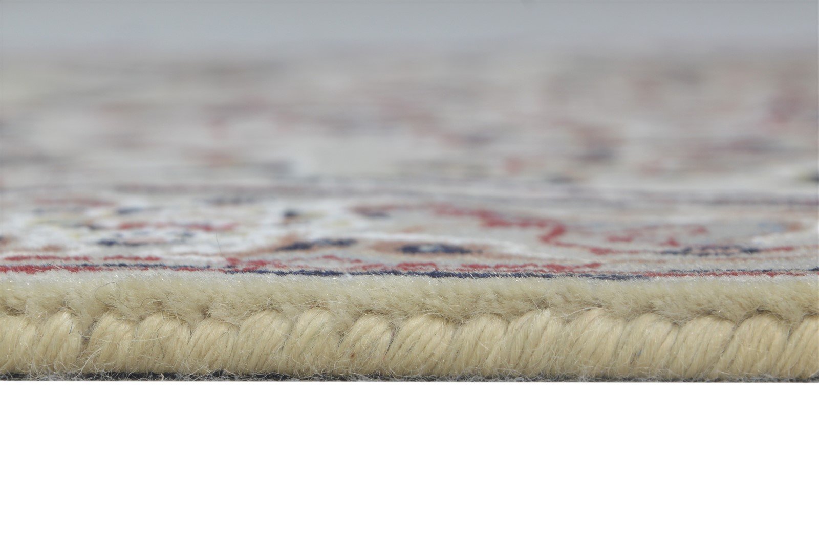 Helsa 2'6 X 5' Rug Wool Cream Persian Hand Knotted Nain Oriental   7864678383765