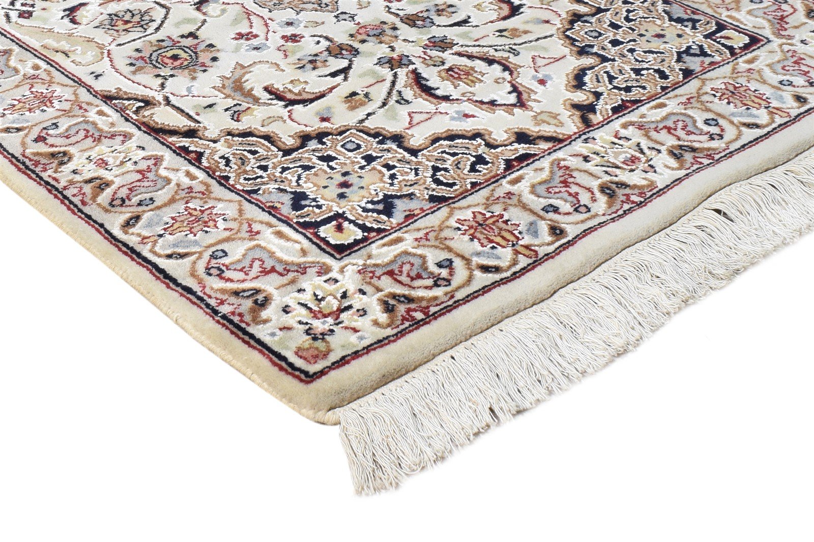 Helsa 2'6 X 5' Rug Wool Cream Persian Hand Knotted Nain Oriental   7864678383765