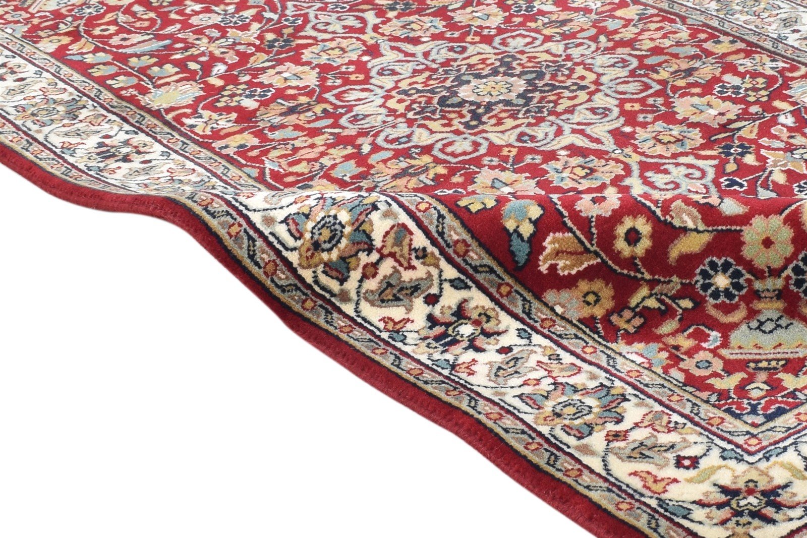 2'6 X 5' Rug Wool Red Persian Hand Knotted Nain Oriental Small Carpet   7864678973589