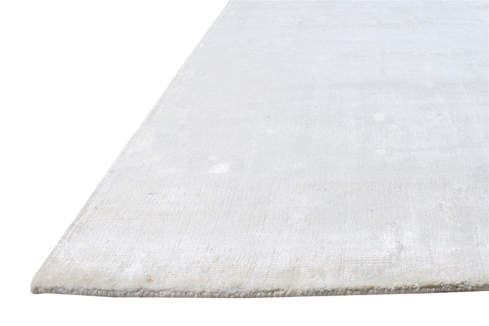 2'6 X 9' Rug Silk Beige Modern Handloom Scandinavian Solid Small Runner   7865149718677