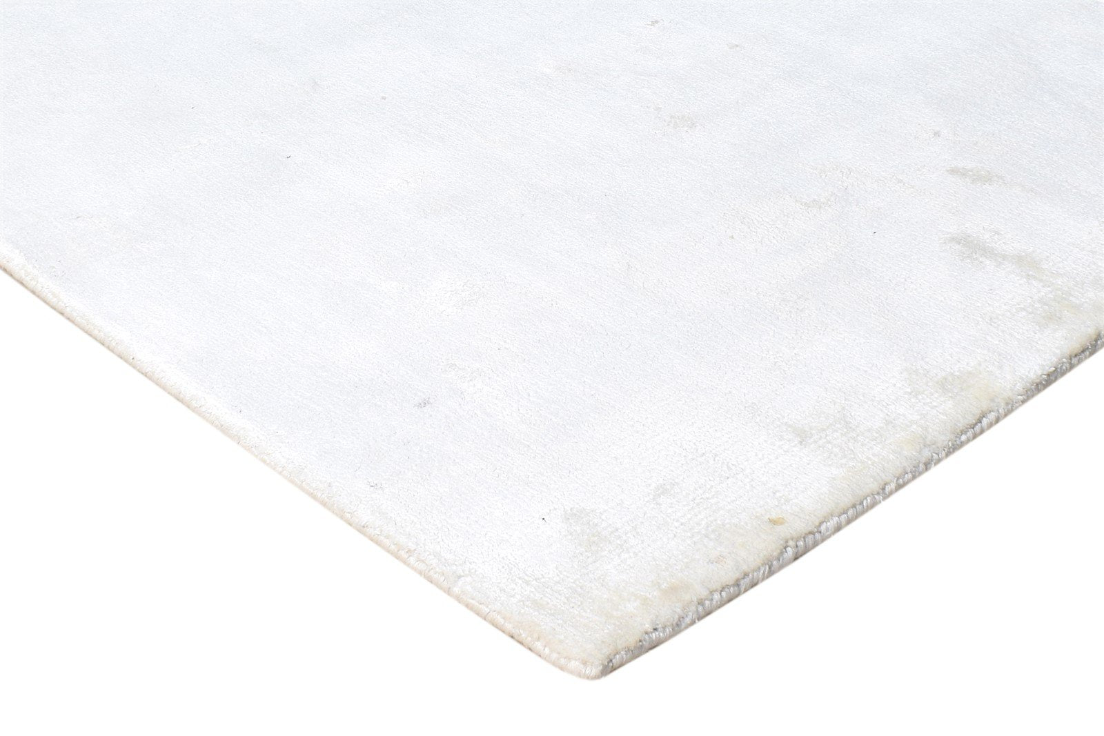 2'6 X 9' Rug Silk Beige Modern Handloom Scandinavian Solid Small Runner   7865149718677