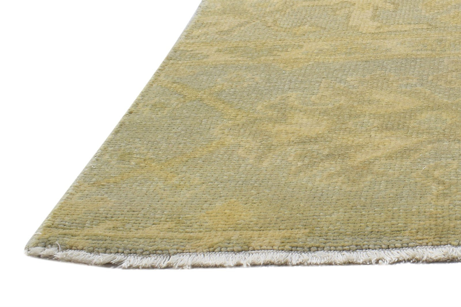 2' X 2' Rug Wool Beige Persian Hand Knotted Oushak Oriental Small Carpet   7864121458837