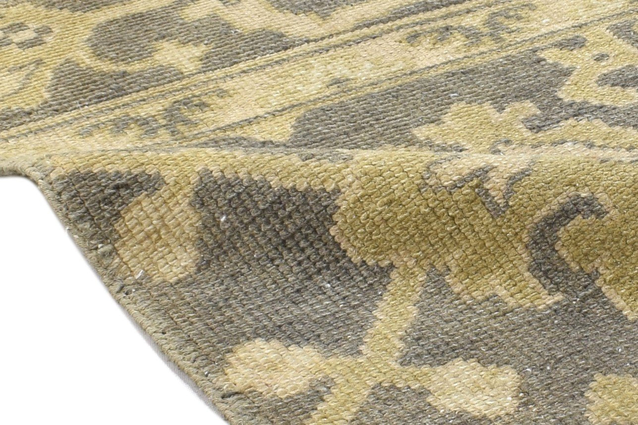 2' X 2' Rug Wool Charcoal Persian Hand Knotted Oushak Oriental Small Carpet   7864120082581