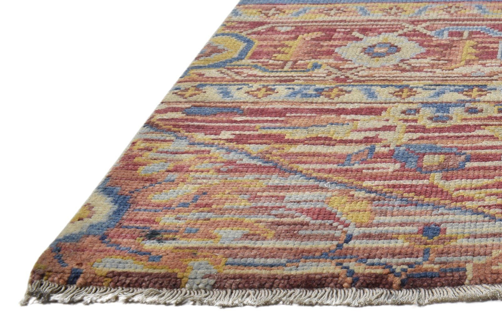 2' X 2' Rug Wool Rust Persian Hand Knotted Heriz-Indian Oriental Small Carpet   7864925946005
