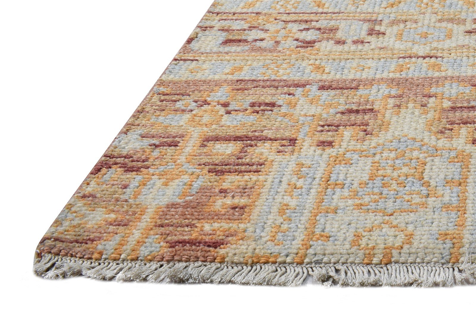 2' X 2' Rug Wool Rust Persian Hand Knotted Kazak Oriental Small Carpet   7865157714069