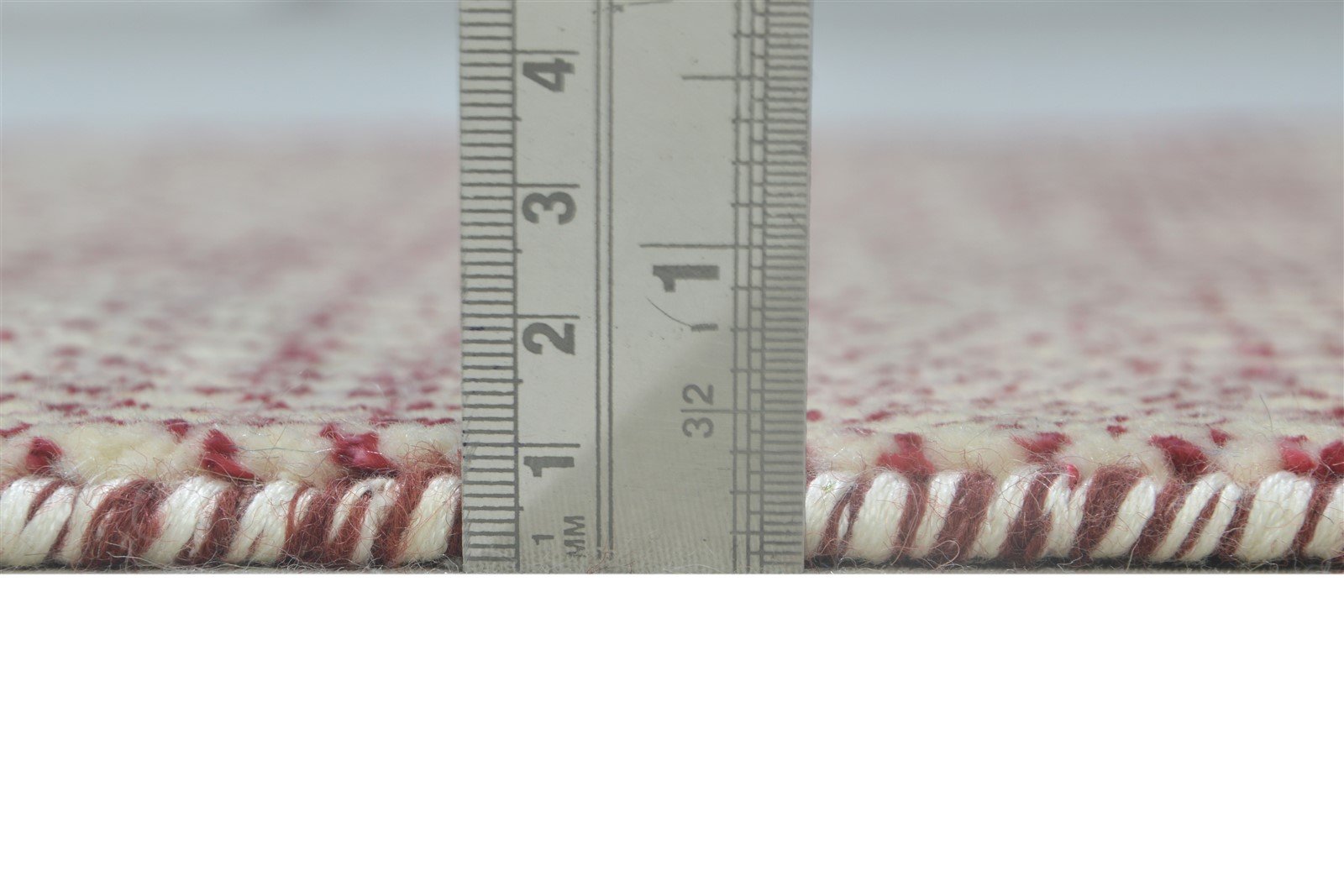 2' X 3' Rug Silk Red Modern Hand Knotted Scandinavian Grass Trellis Small Carpet   7864216584341