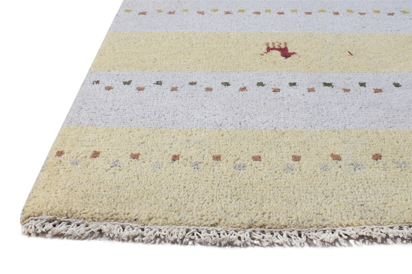 2' X 3' Rug Wool Beige Southwestern Hand Knotted American Tribal Small Carpet   7865062424725