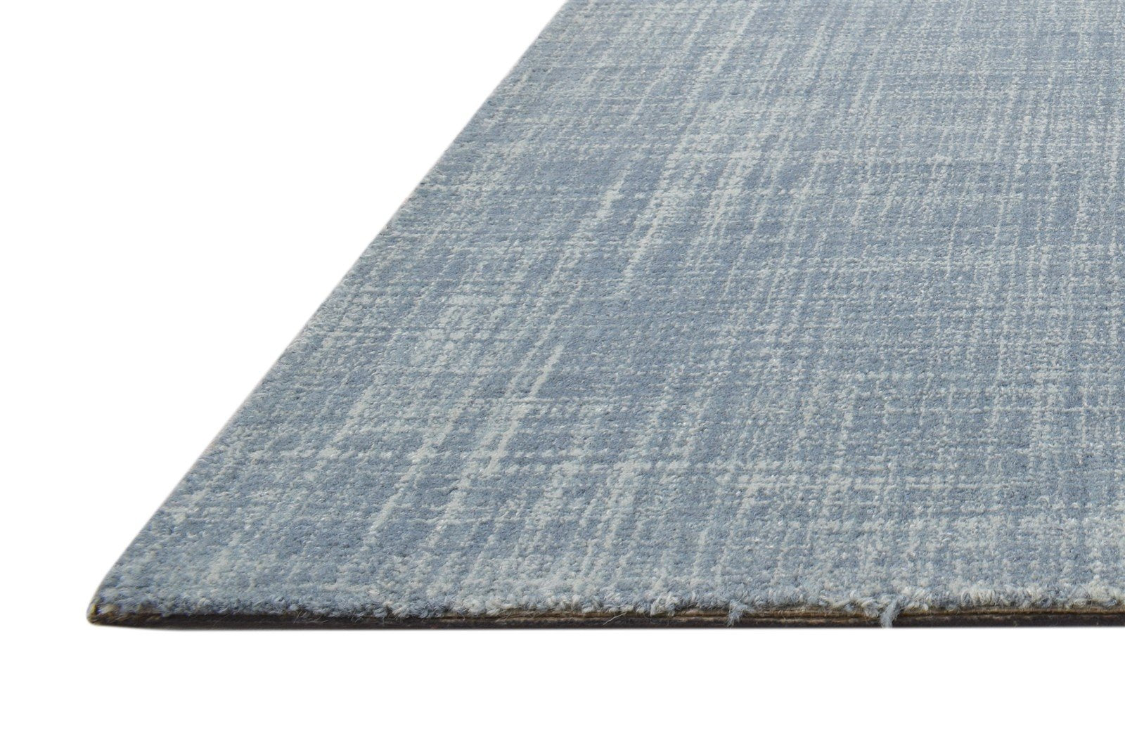 2' X 3' Rug Wool Blue Modern Hand Tufted Scandinavian Geometric Small Carpet   7864141840533