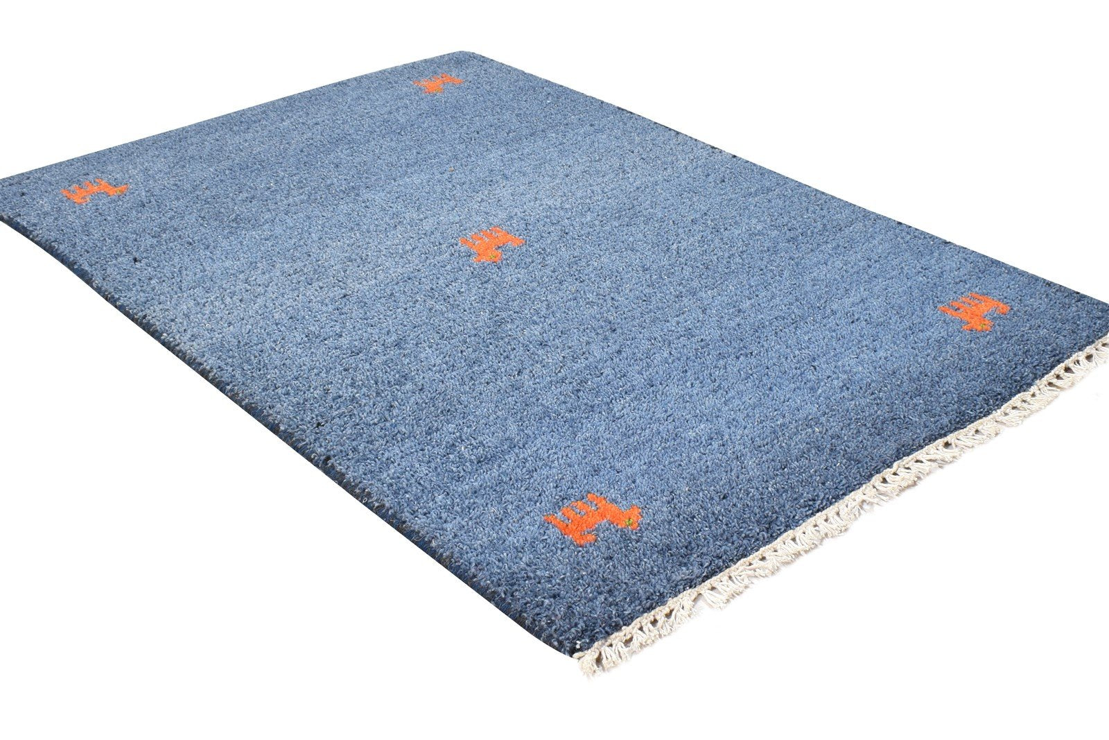 2' X 3' Rug Wool Blue Southwestern Hand Knotted American Tribal Small Carpet   7865065308309