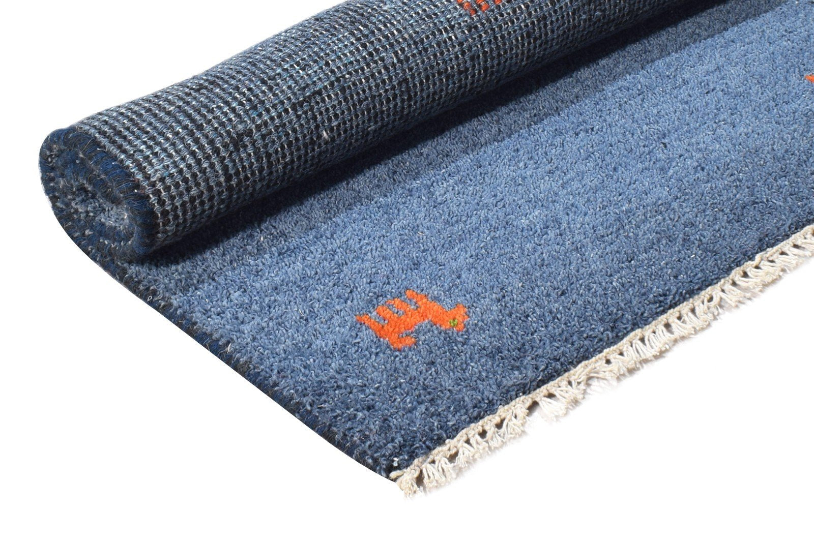2' X 3' Rug Wool Blue Southwestern Hand Knotted American Tribal Small Carpet   7865065308309