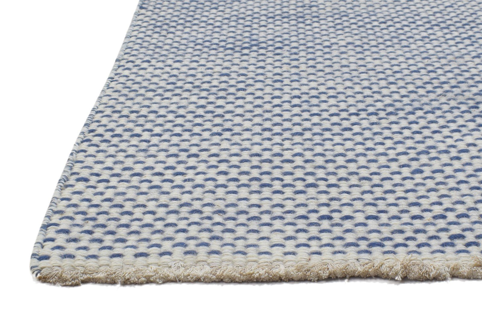 2' X 3' Rug Wool Dark Grey Modern Dhurrie Scandinavian Polka Dots Small Carpet   7864198037653