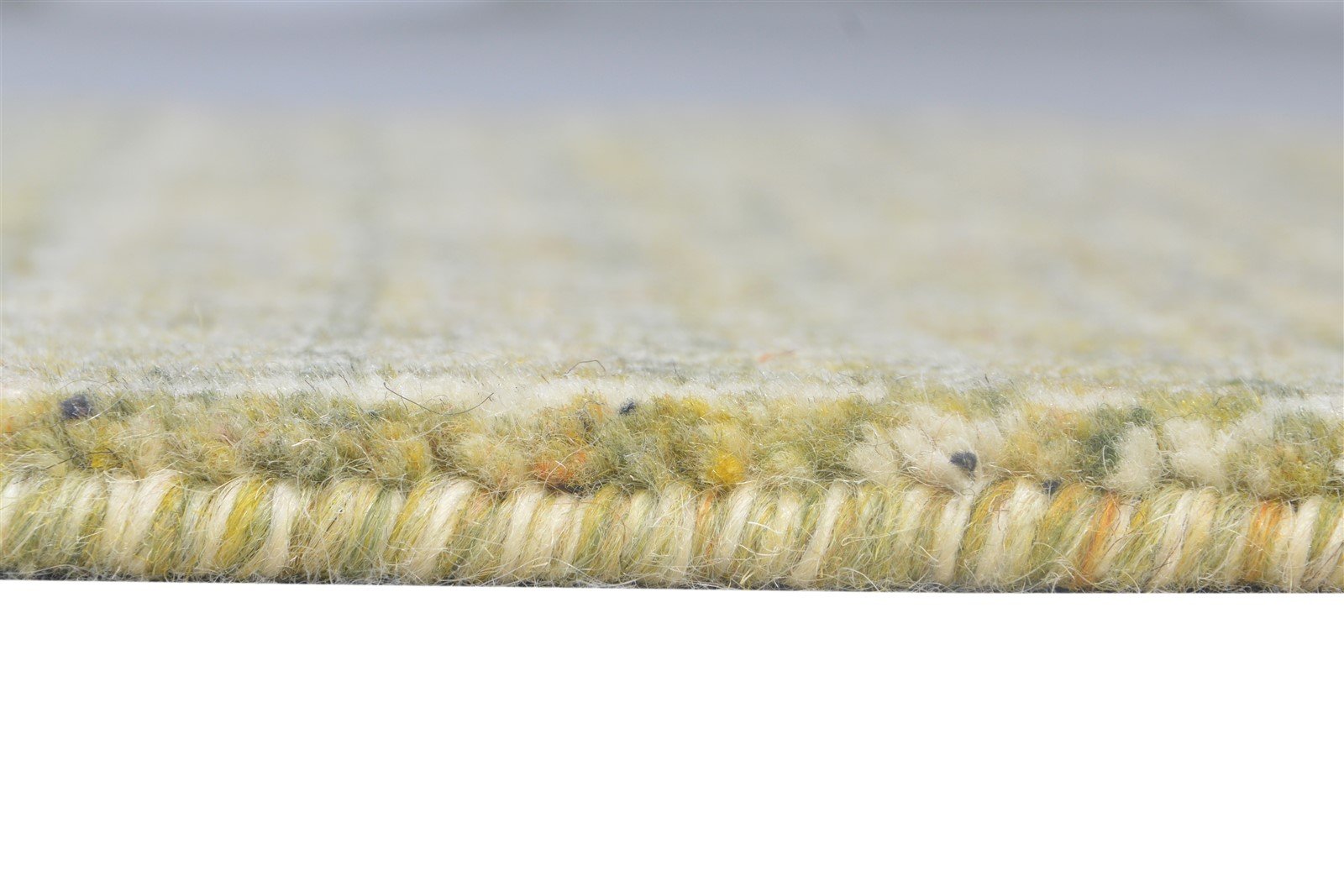 2' X 3' Rug Wool Green Modern Handloom Agra Grass Trellis Small Carpet   7865136382101