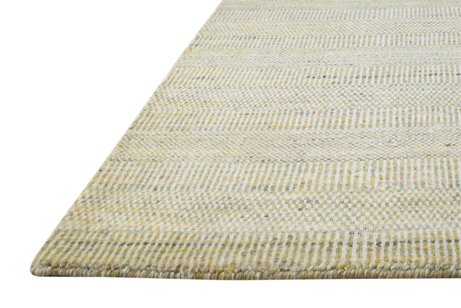 2' X 3' Rug Wool Green Modern Handloom Agra Grass Trellis Small Carpet   7865135726741
