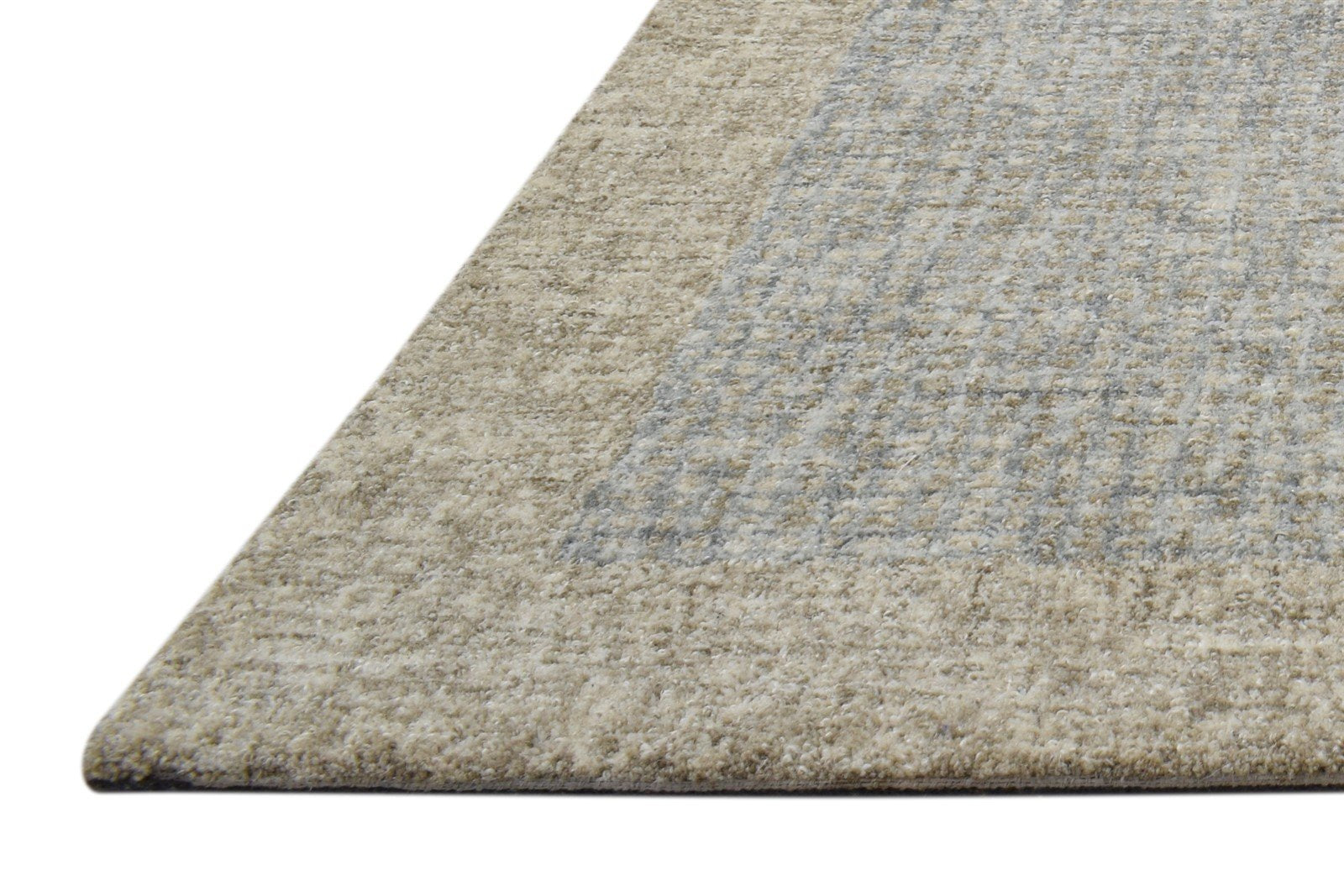 2' X 3' Rug Wool Grey Modern Hand Tufted Scandinavian Bordered Small Carpet   7864137121941