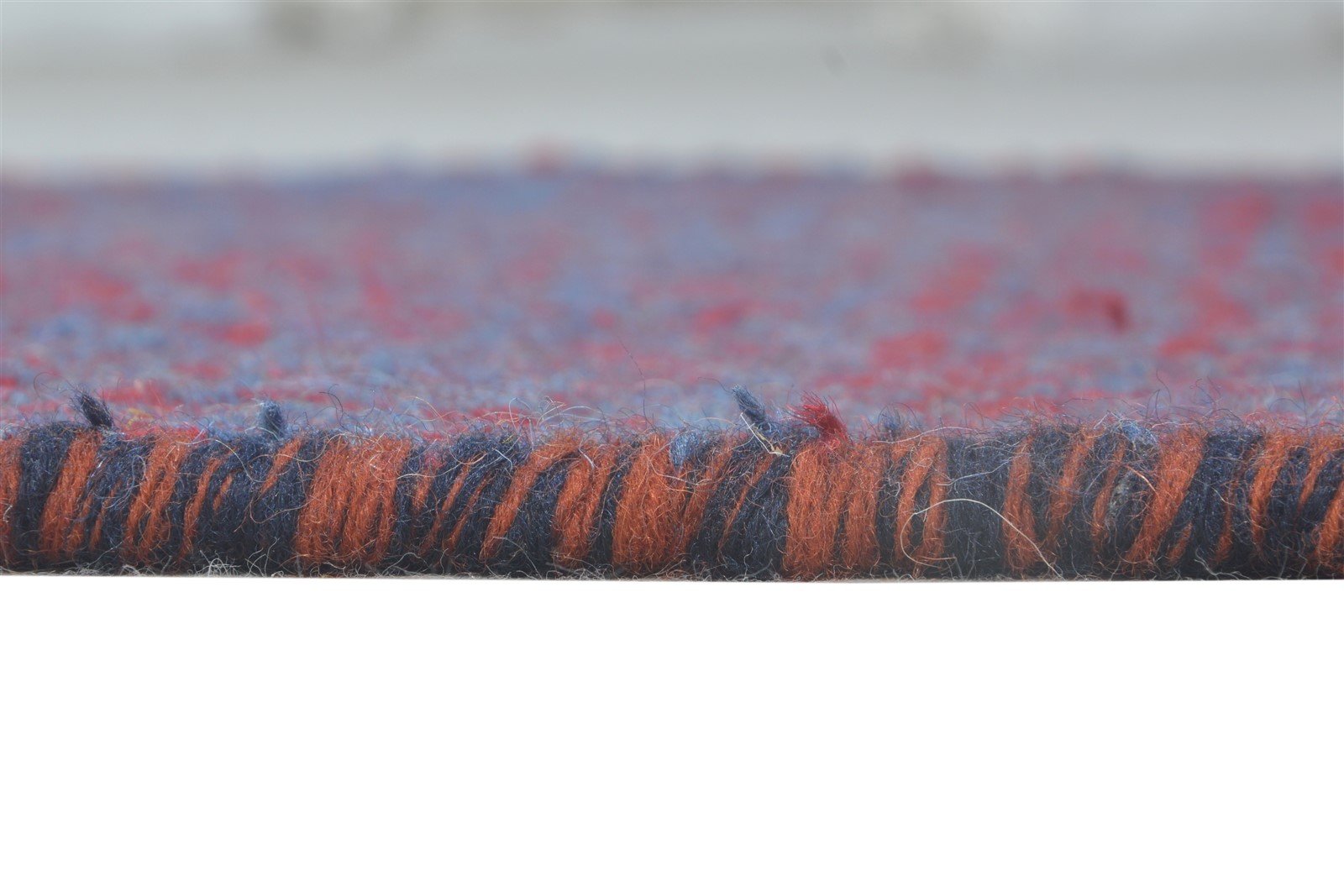 2' X 3' Rug Wool Red Modern Dhurrie Scandinavian Diamond Small Carpet   7865013829781
