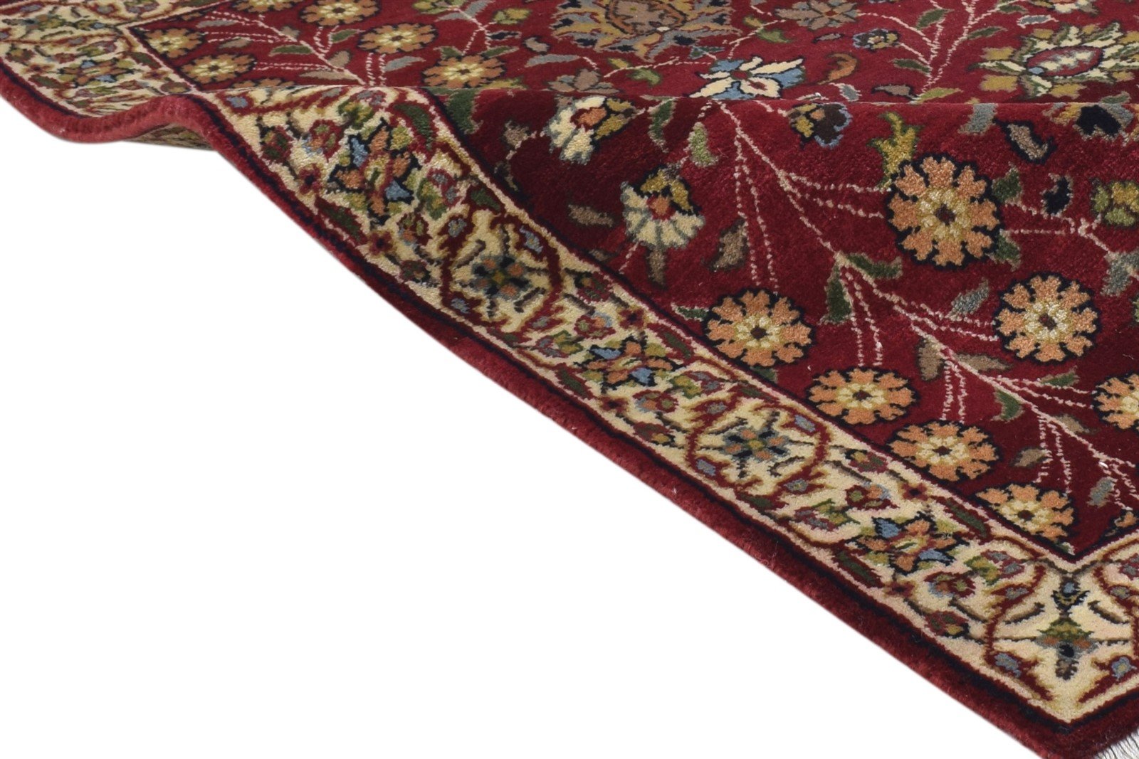 2' X 3' Rug Wool Red Persian Hand Knotted Agra Oriental Small Carpet   7864172707989