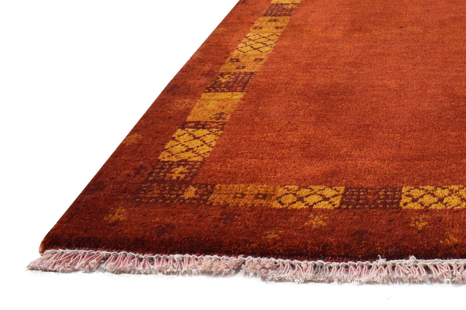 2' X 3' Rug Wool Rust Southwestern Hand Knotted American Tribal Small Carpet   7865056919701
