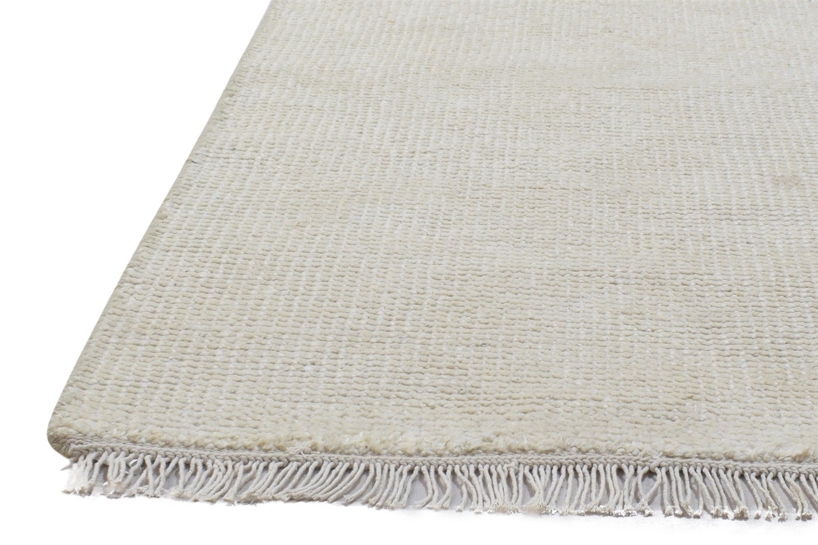 2' X 3' Rug Wool Sand Modern Hand Knotted Scandinavian Solid Small Carpet   7864313872533