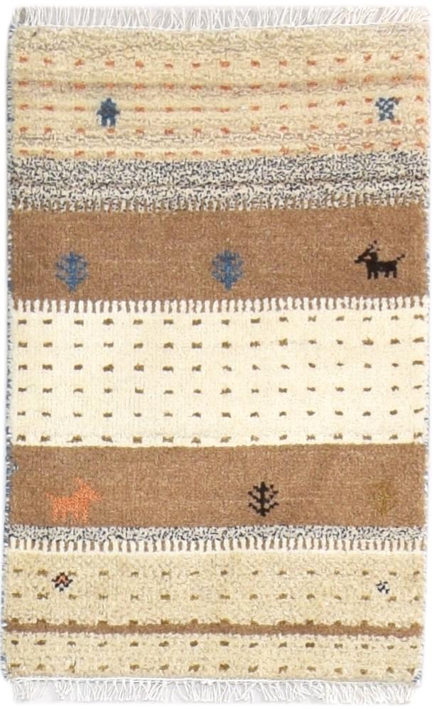2' X 3' Rug Wool Sand Southwestern Hand Knotted Gabbeh Tribal Small Carpet   7865100435605