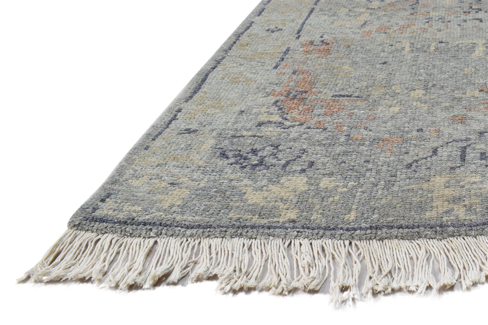 2' X 3' Rug Wool Silk Grey Modern Hand Knotted American Abstract Small Carpet   7865050890389