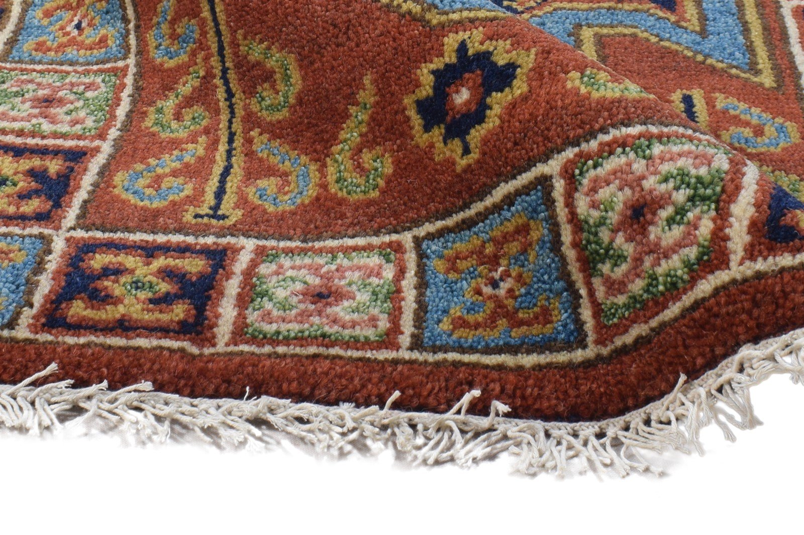 2' X 4' Rug Wool Rust Persian Hand Knotted Kazak Oriental Small Carpet   7864817221781
