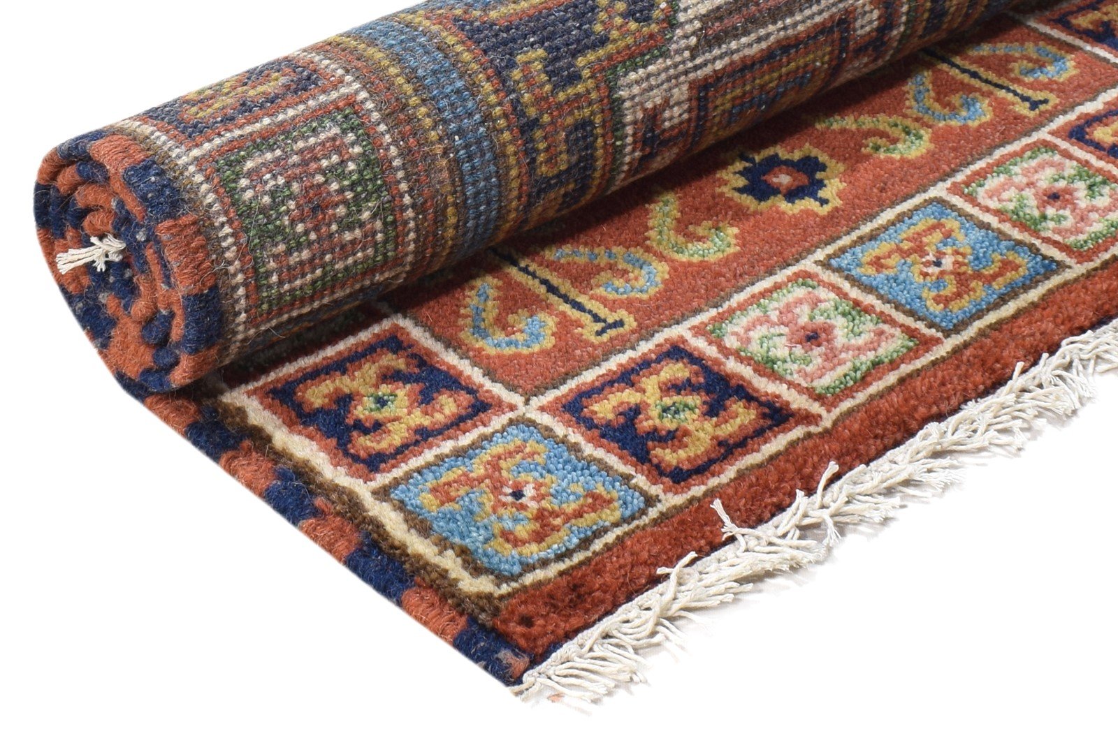 2' X 4' Rug Wool Rust Persian Hand Knotted Kazak Oriental Small Carpet   7864817221781