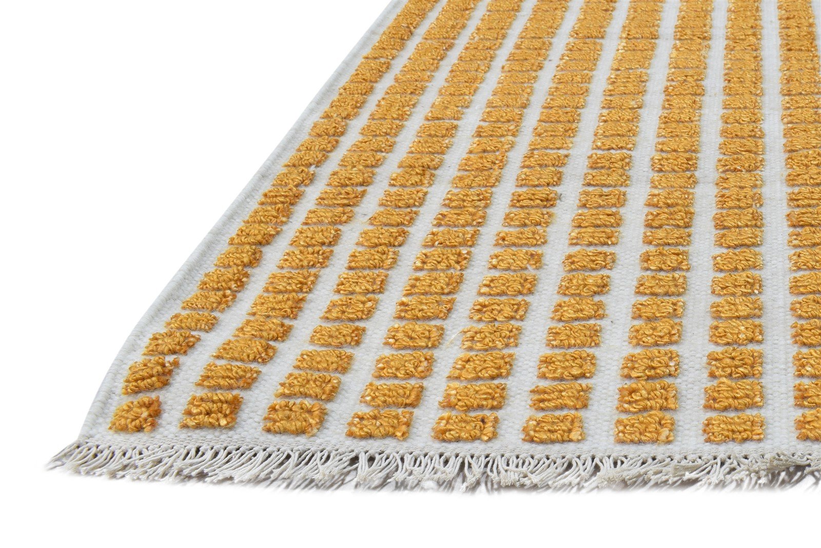 2X3 Rug New Zealand Wool Gold Modern Jacquard Loom Scandinavian Abstract Small   7865105809557