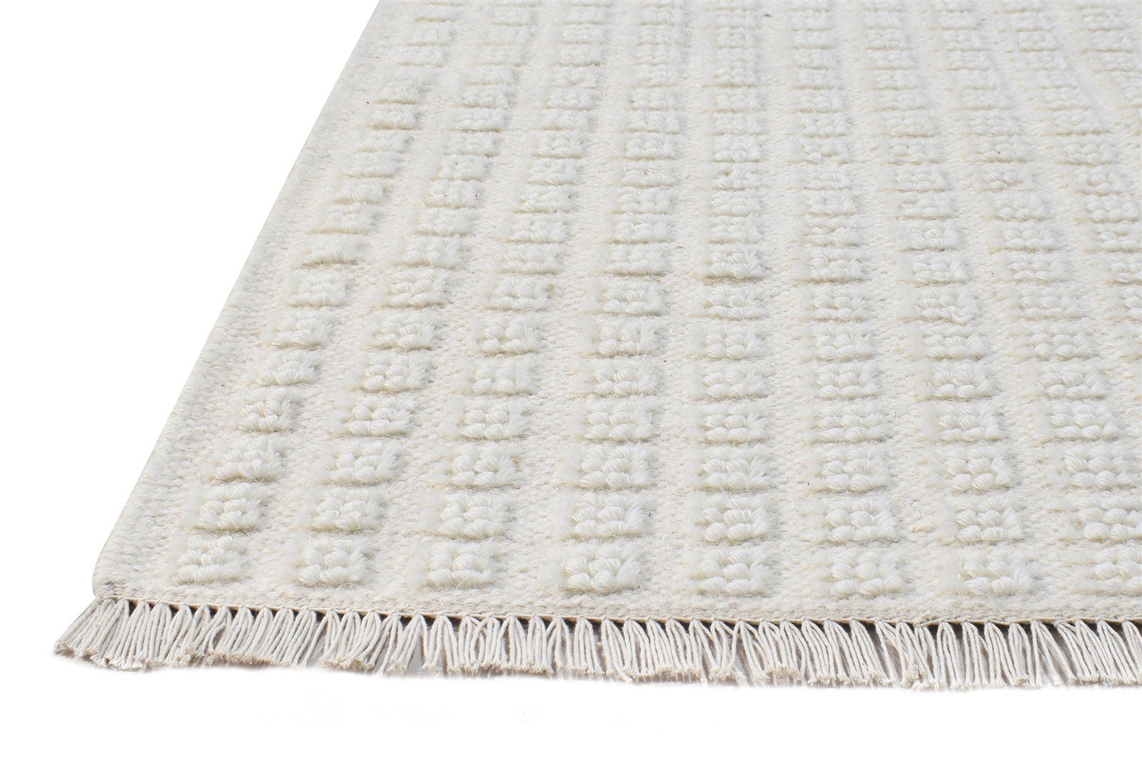 2X3 Rug Wool Off-White Modern Jacquard Loom Scandinavian Abstract Small Carpet   7865104269461
