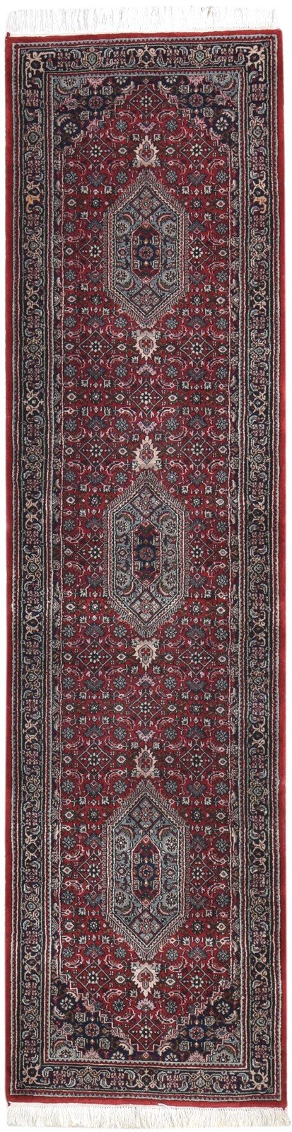 3' X 10' Rug Wool Red Persian Hand Knotted Tabriz Oriental Small Runner   7864680054933