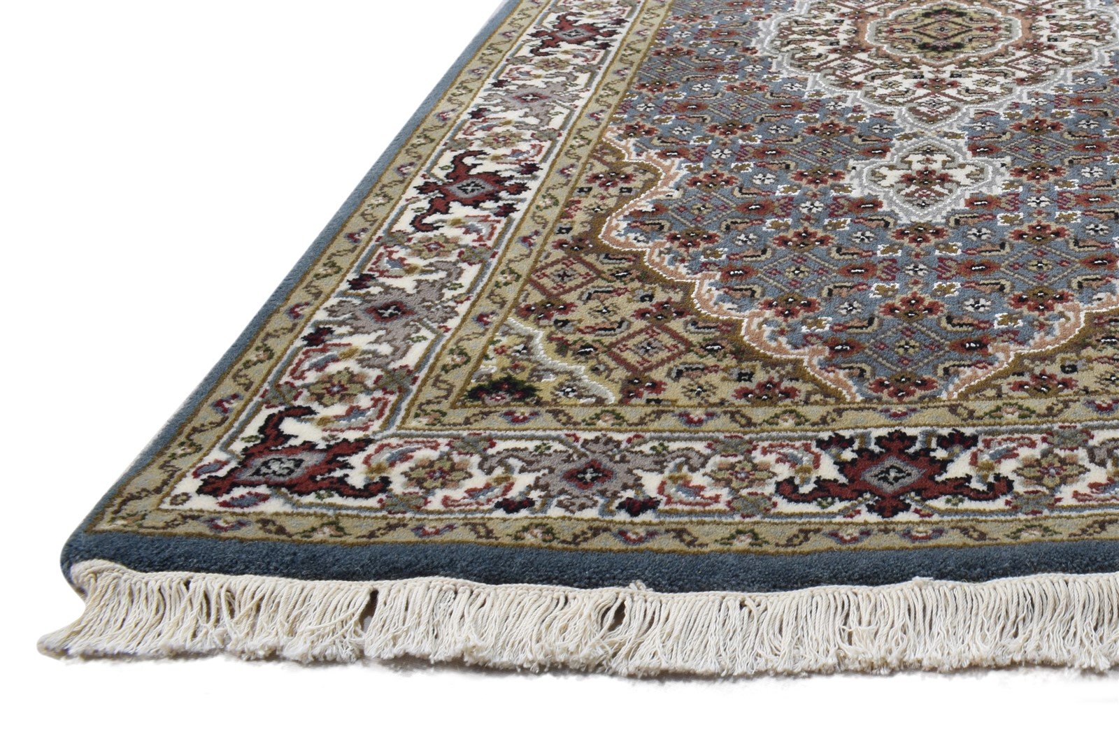 3' X 12' Rug Wool Grey Persian Hand Knotted Mir Oriental Small Runner   7864981258389