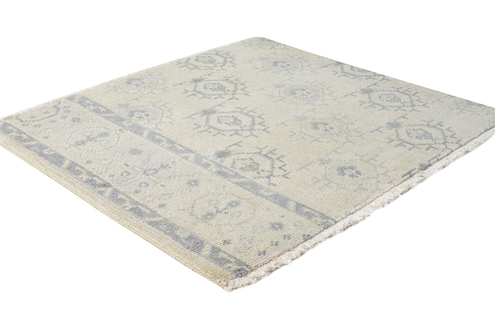 3' X 2' Rug Wool Beige Persian Hand Knotted Bokhara Oriental Small Carpet   7865143656597