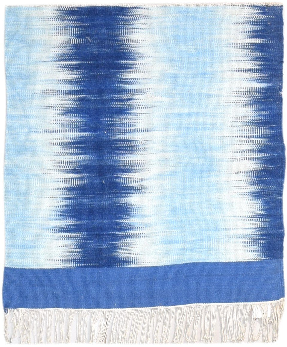 Oona 3' X 3' Rug Wool Brown Modern Dhurrie American Abstract   7865169445013
