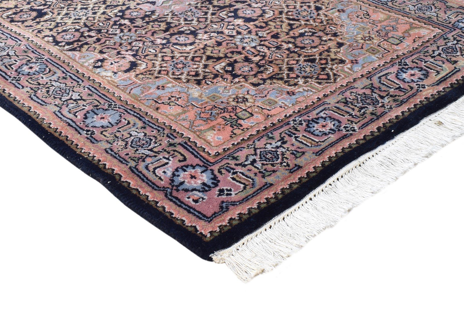 3' X 5' Rug Wool Black Persian Hand Knotted Tabriz Oriental Small Carpet   7864680677525