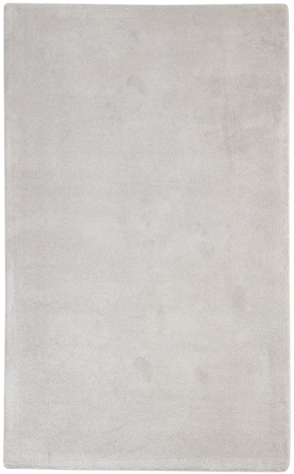 3' X 5' Rug Wool Grey Modern Hand Tufted Scandinavian Solid Room Size Carpet   7864311480469