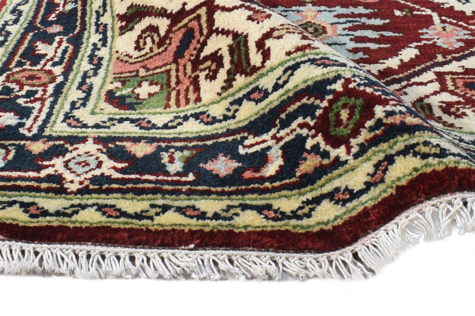 3' X 5' Rug Wool Red Persian Hand Knotted Heriz-Indian Oriental Room Size Carpet   7865093062805