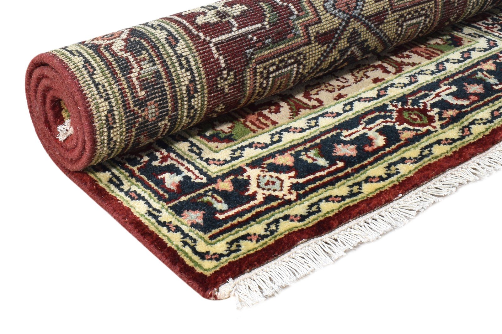 3' X 5' Rug Wool Red Persian Hand Knotted Heriz-Indian Oriental Room Size Carpet   7865093062805