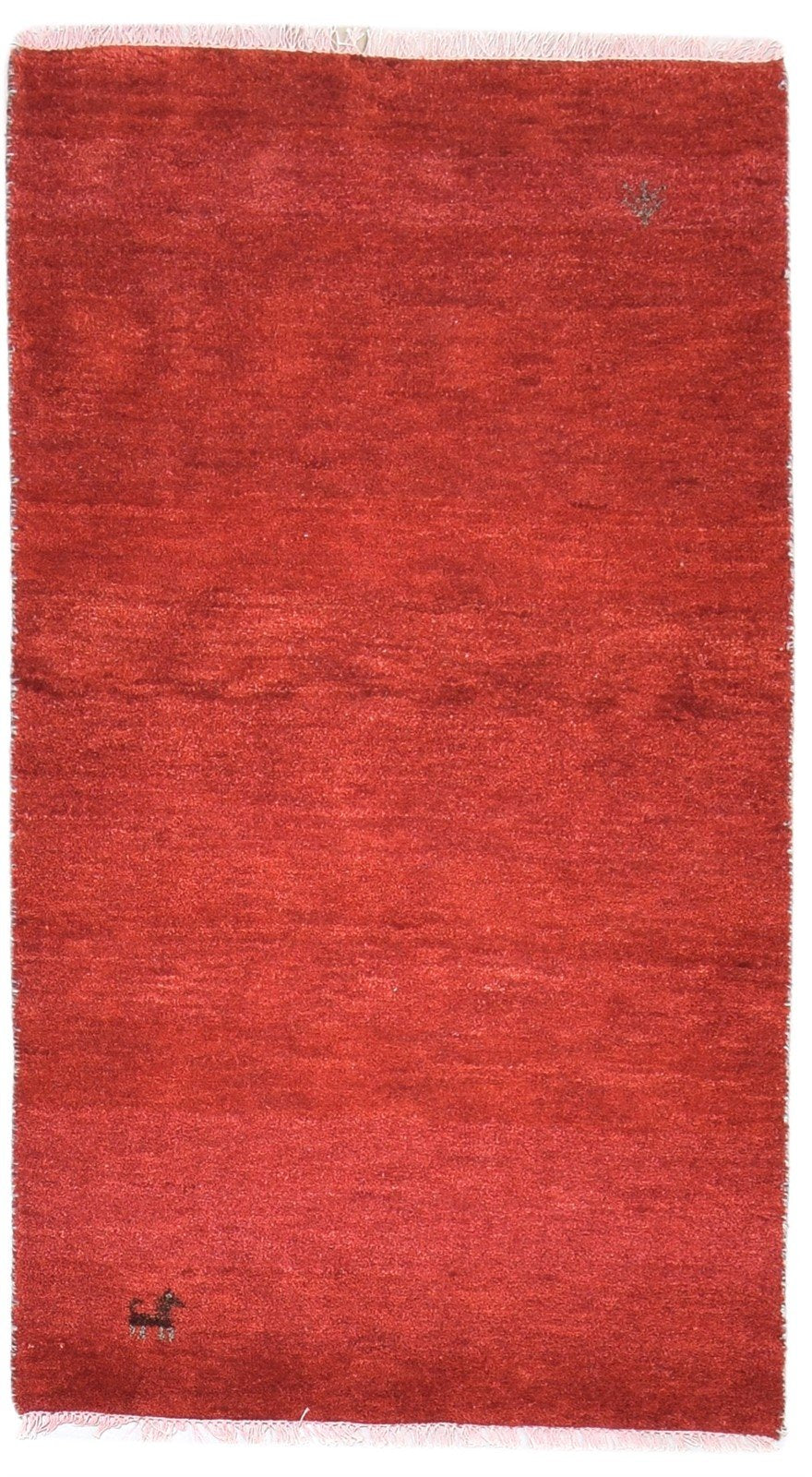 3' X 5' Rug Wool Red Persien Hand Knotted Gabbeh Tribal Small Carpet   7864317608085