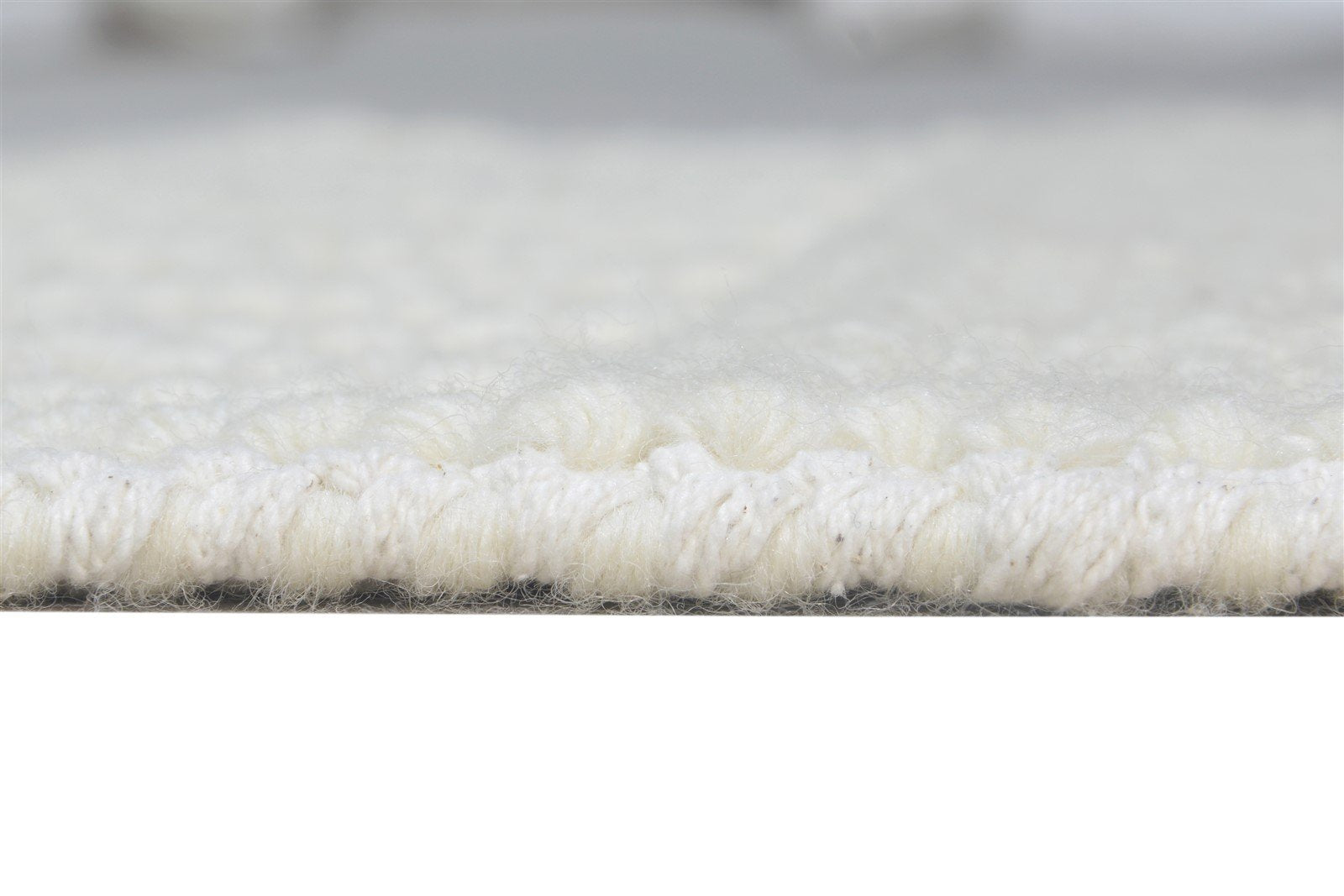 3X4 Rug New Zealand Wool Cream Modern Hand Woven Scandinavian Nordic Small   7865180586133
