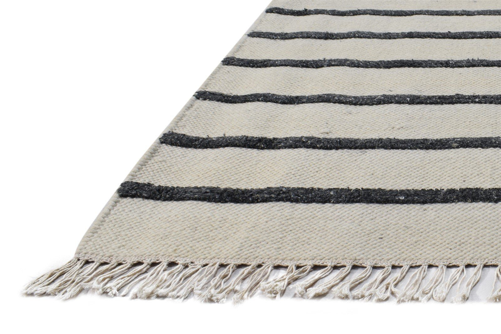 4' X 3' Rug Wool Cream Modern Dhurrie French Floral Room Size Carpet   7865080840341