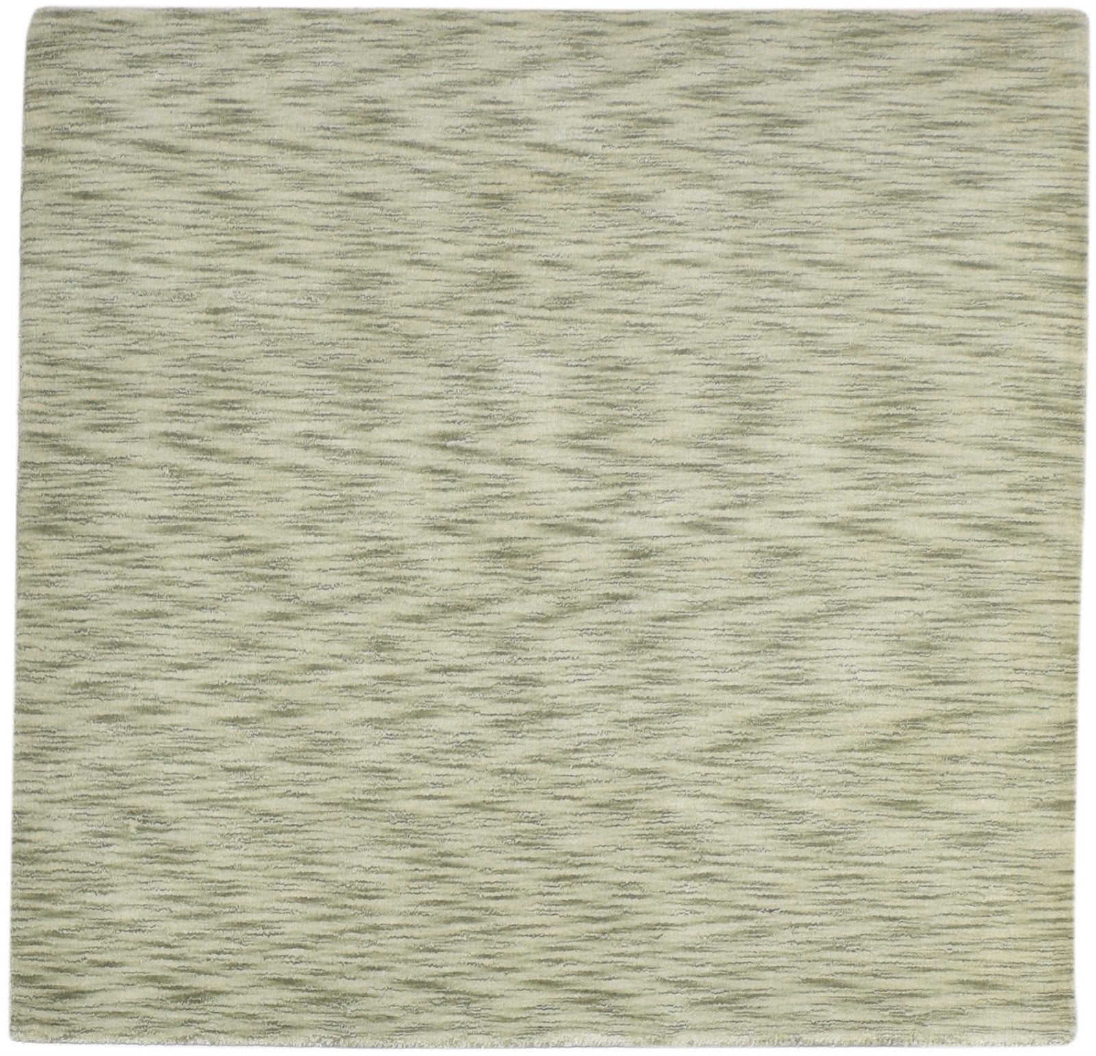 4' X 4' Rug Wool Sage Modern Hand Woven Scandinavian Solid Room Size Carpet   7864820727957